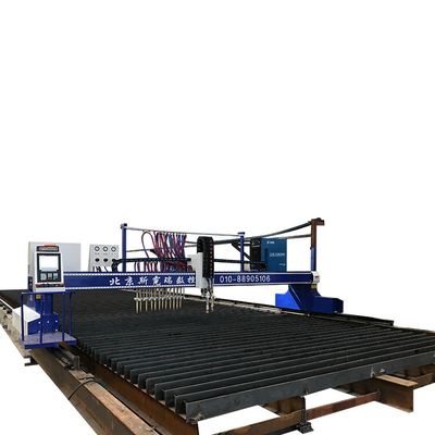 120A 200A العملاقة باستخدام الحاسب الآلي آلة قطع البلازما 4000 * 8000mm HYD السيارات الشعلة