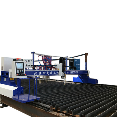 120A 200A العملاقة باستخدام الحاسب الآلي آلة قطع البلازما 4000 * 8000mm HYD السيارات الشعلة